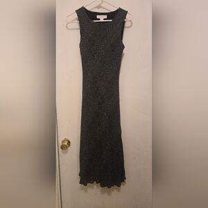 Petite Sophisticate Black and White Dress